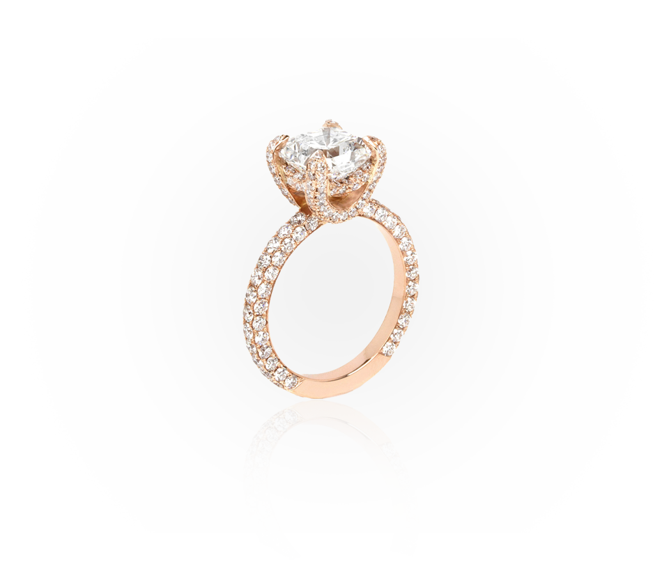 The Radiant Cut Bridal Ring