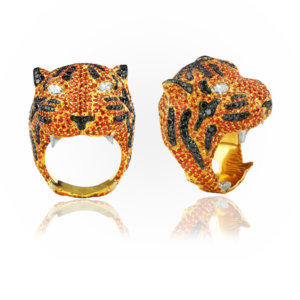 Orange Tiger Ring
