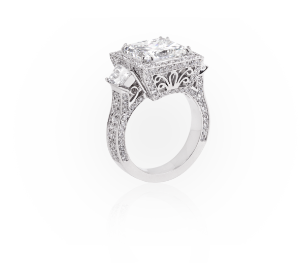 The Princess Cut Bridal Ring